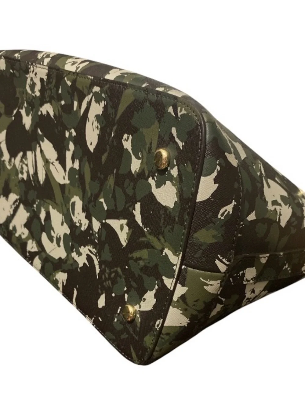 Henri Bendel Custom Patch Camo Satchel - Picture 9 of 14